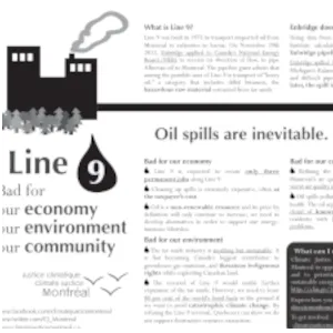 Line 9: Bad for our Community, our Economy, and our Environment